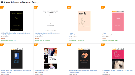 jennifer juan womens poetry hot new releases chart